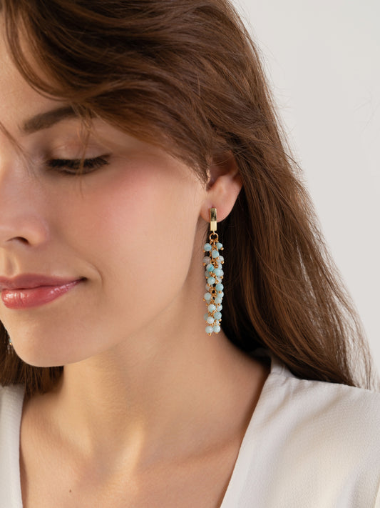 Quartz Cluster Earrings